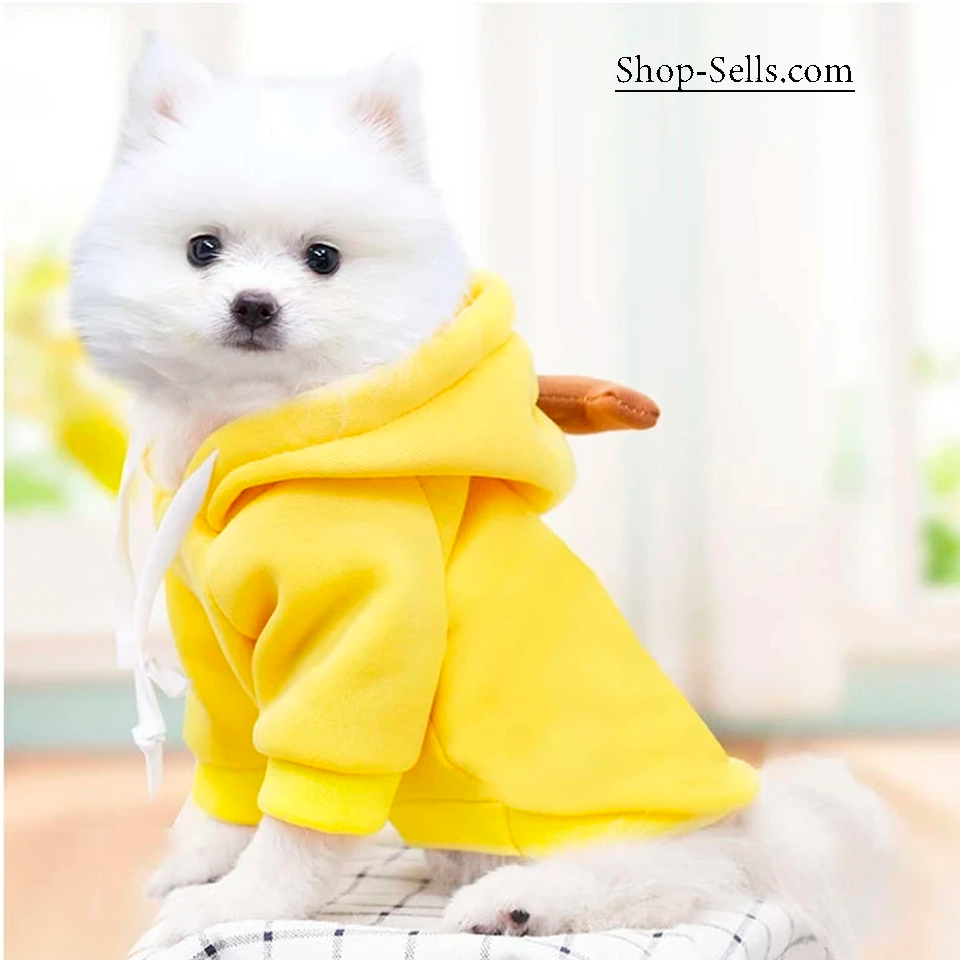 Fruit Design Dog Hoodie | Winter Warm Pet Clothes