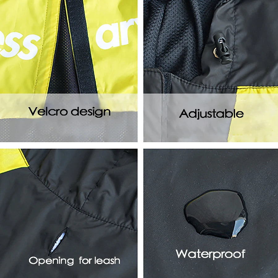 Waterproof Dog Raincoat with Hood – Perfect for Rainy and Chilly Weather