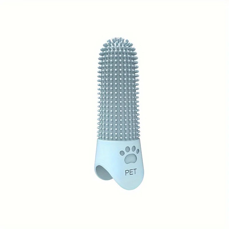 Silicone Pet Finger Toothbrush – Soft Gum Protection & Tartar Removal for Dogs and Cats