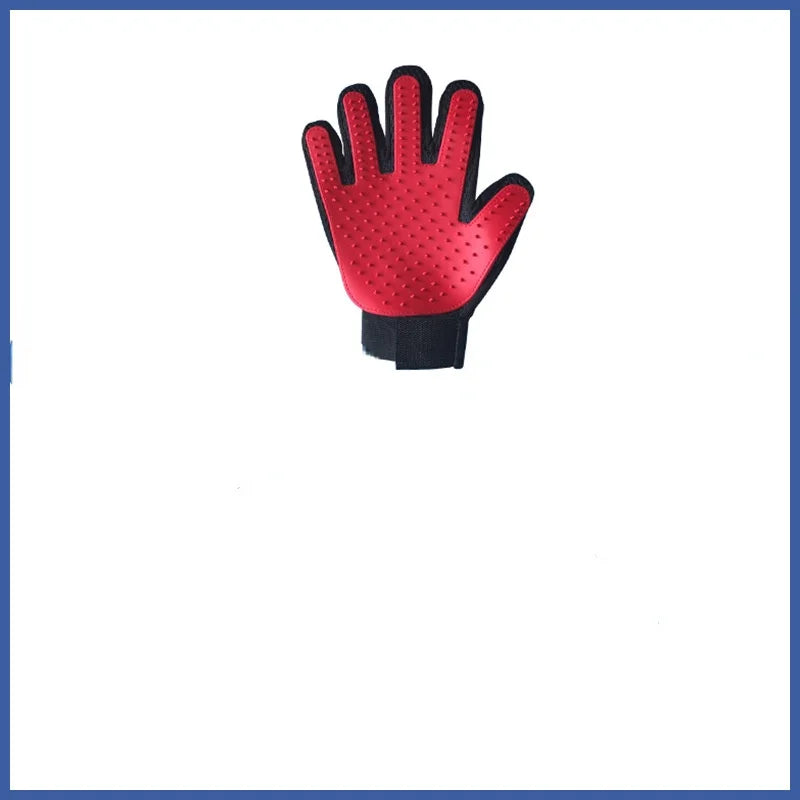 Grooming Gloves for Cats and Dogs – Deshedding and Massage Brush, Hair Removal, Bathing and Care