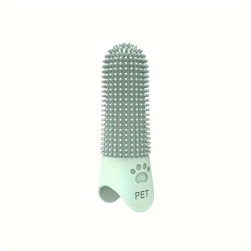 Silicone Pet Finger Toothbrush – Soft Gum Protection & Tartar Removal for Dogs and Cats