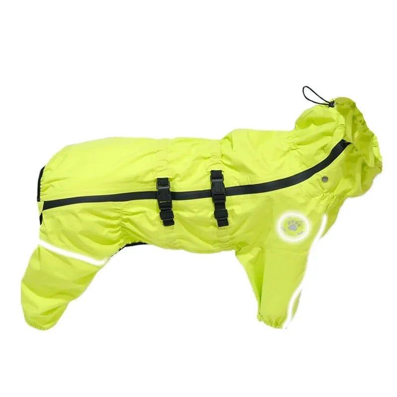 Waterproof Dog Raincoat — Lightweight Reflective Jacket for All Seasons