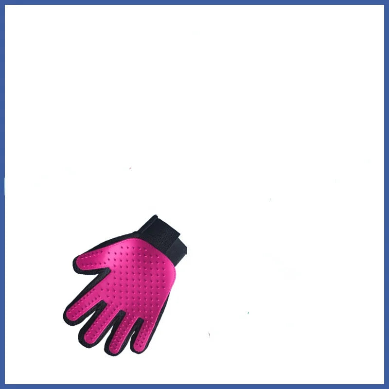 Grooming Gloves for Cats and Dogs – Deshedding and Massage Brush, Hair Removal, Bathing and Care
