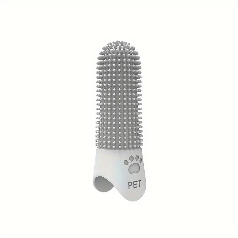 Silicone Pet Finger Toothbrush – Soft Gum Protection & Tartar Removal for Dogs and Cats