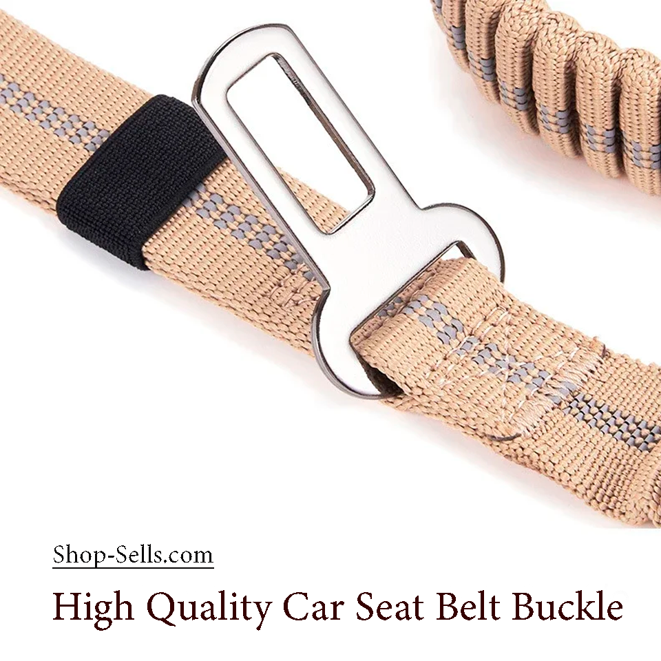 Durable Tactical Bungee Dog Leash with Quick-Release Carabiner