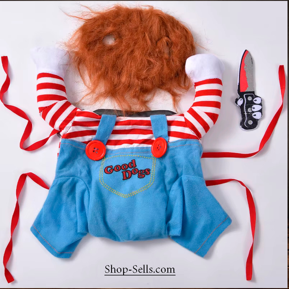 Halloween Costume for Dogs and Cats โ Funny Pet Hoodie, Cosplay Outfit