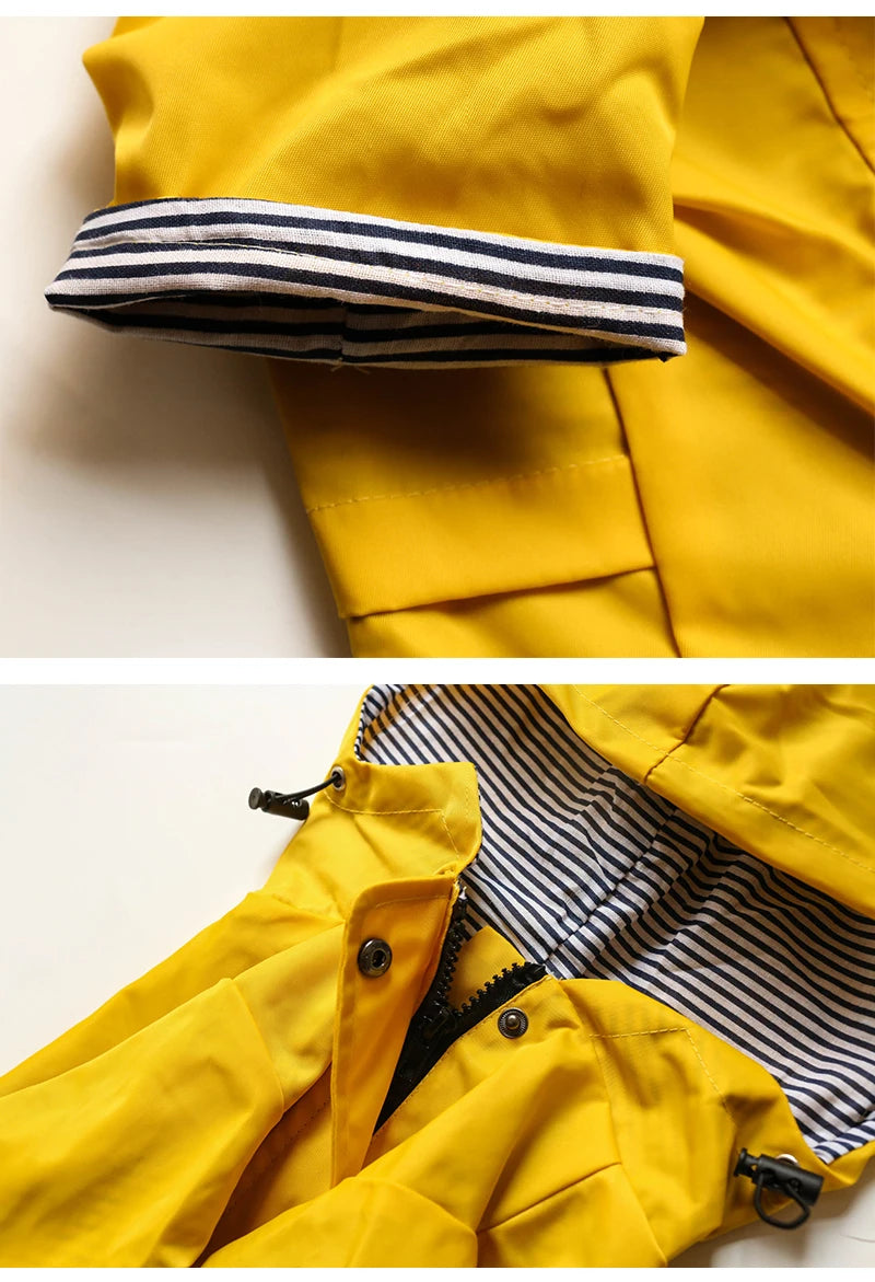 Waterproof Dog Raincoat with Hood — Stylish, Adjustable & All-Weather Protection