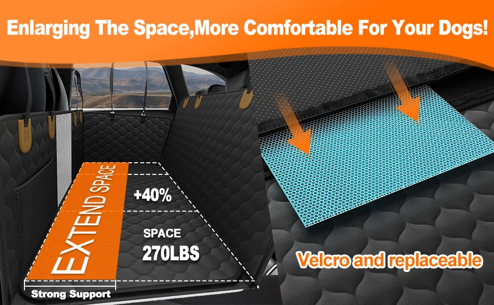 Waterproof Dog Car Seat Cover – Ultimate Protection & Comfort for Every Ride!