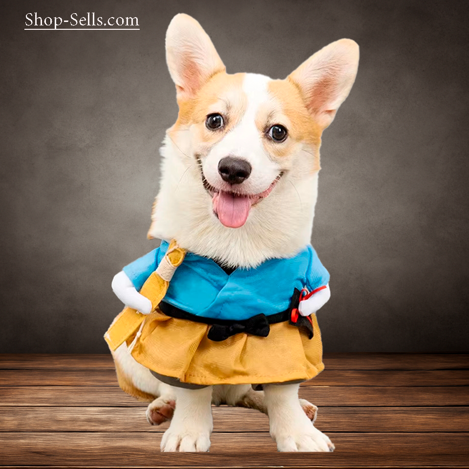 Halloween Costume for Dogs and Cats โ Funny Pet Hoodie, Cosplay Outfit