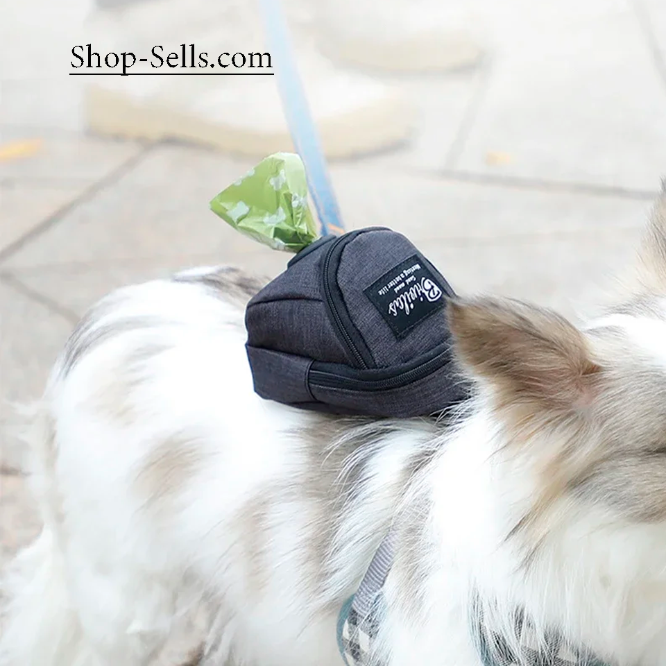 Dog Walking Bag – For Treats, Waste Bags & Toys – Also for Cats & Raccoons
