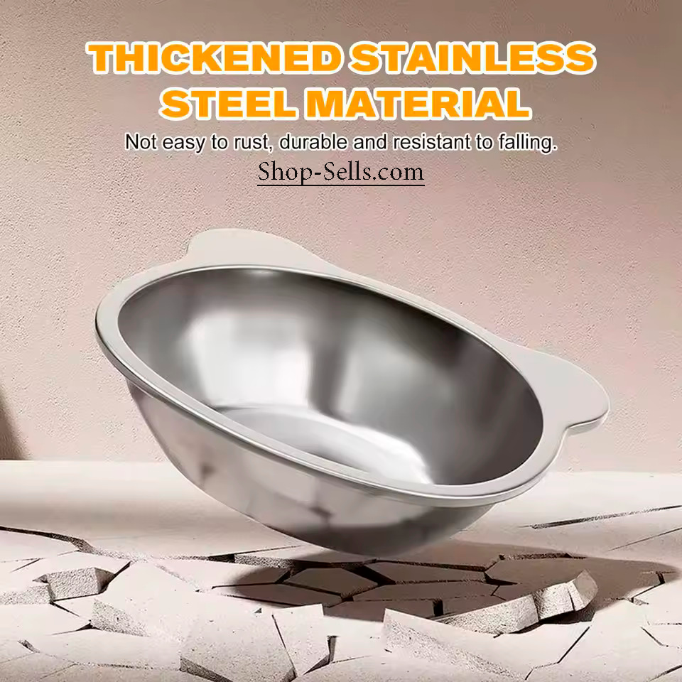 Elevated Cat Bowl 15° Tilt | 304 Stainless Steel Raised Pet Feeder for Cats and Puppies