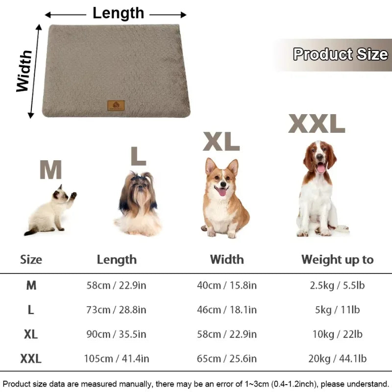 Orthopedic Dog Bed with Waterproof Cover and 3D Foam Cushion