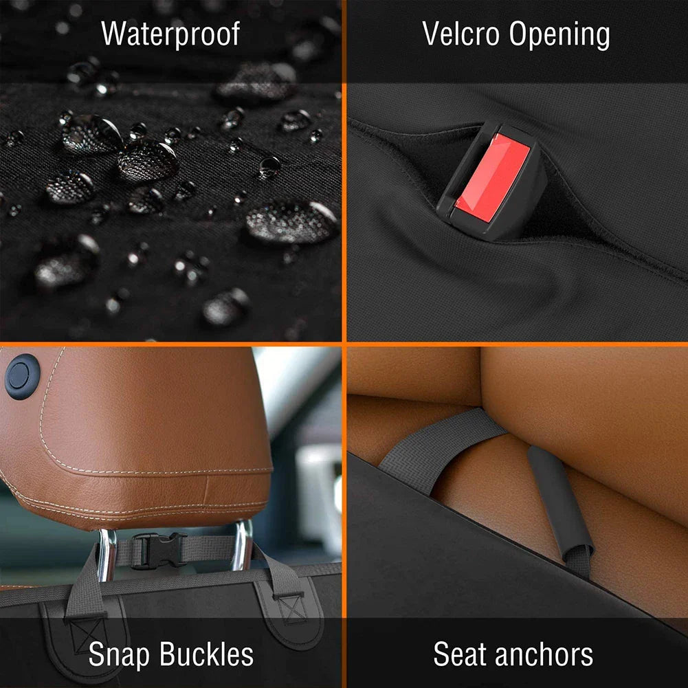 Waterproof Dog Car Seat Cover – Front Seat Protector for Safe & Clean Travel