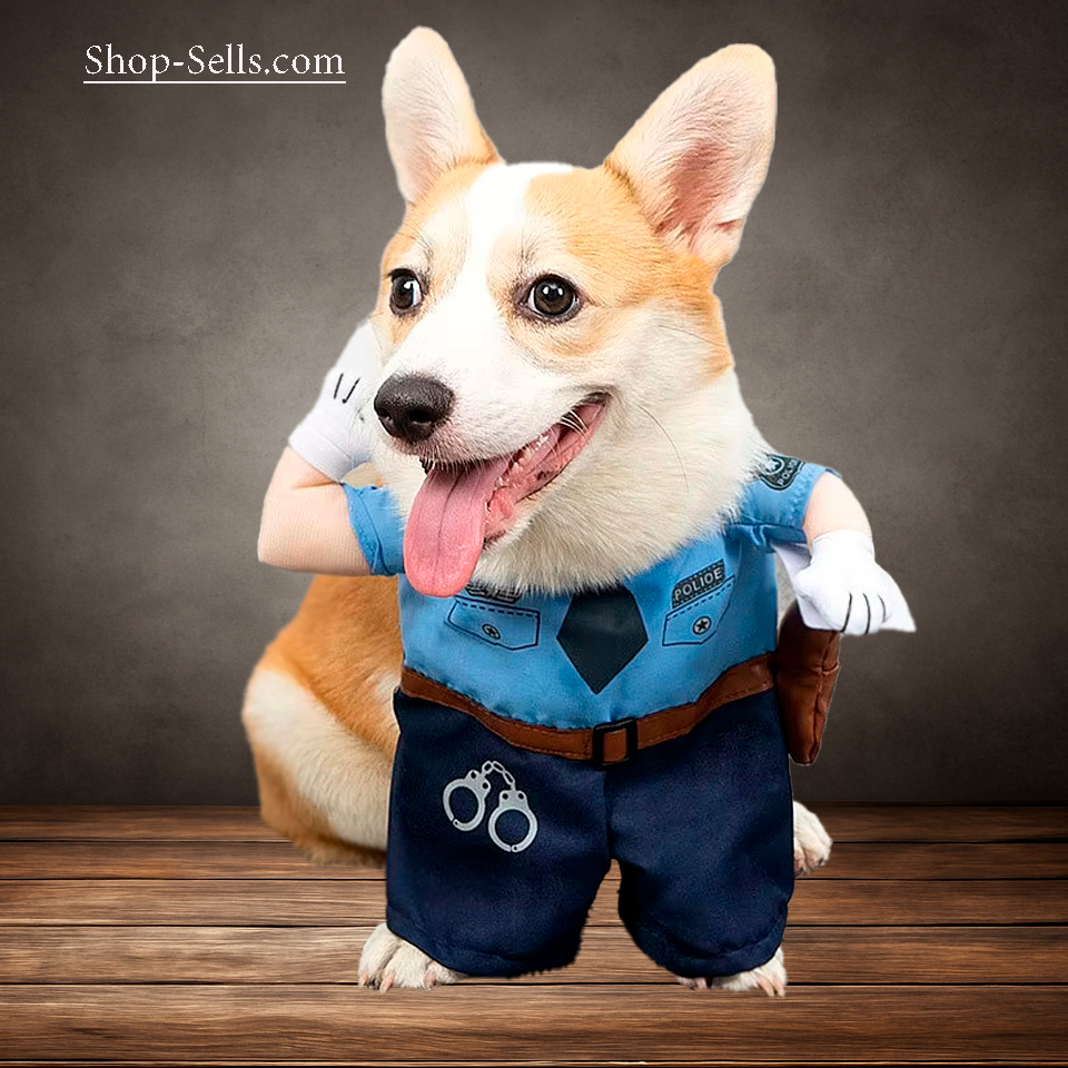 Halloween Costume for Dogs and Cats โ Funny Pet Hoodie, Cosplay Outfit