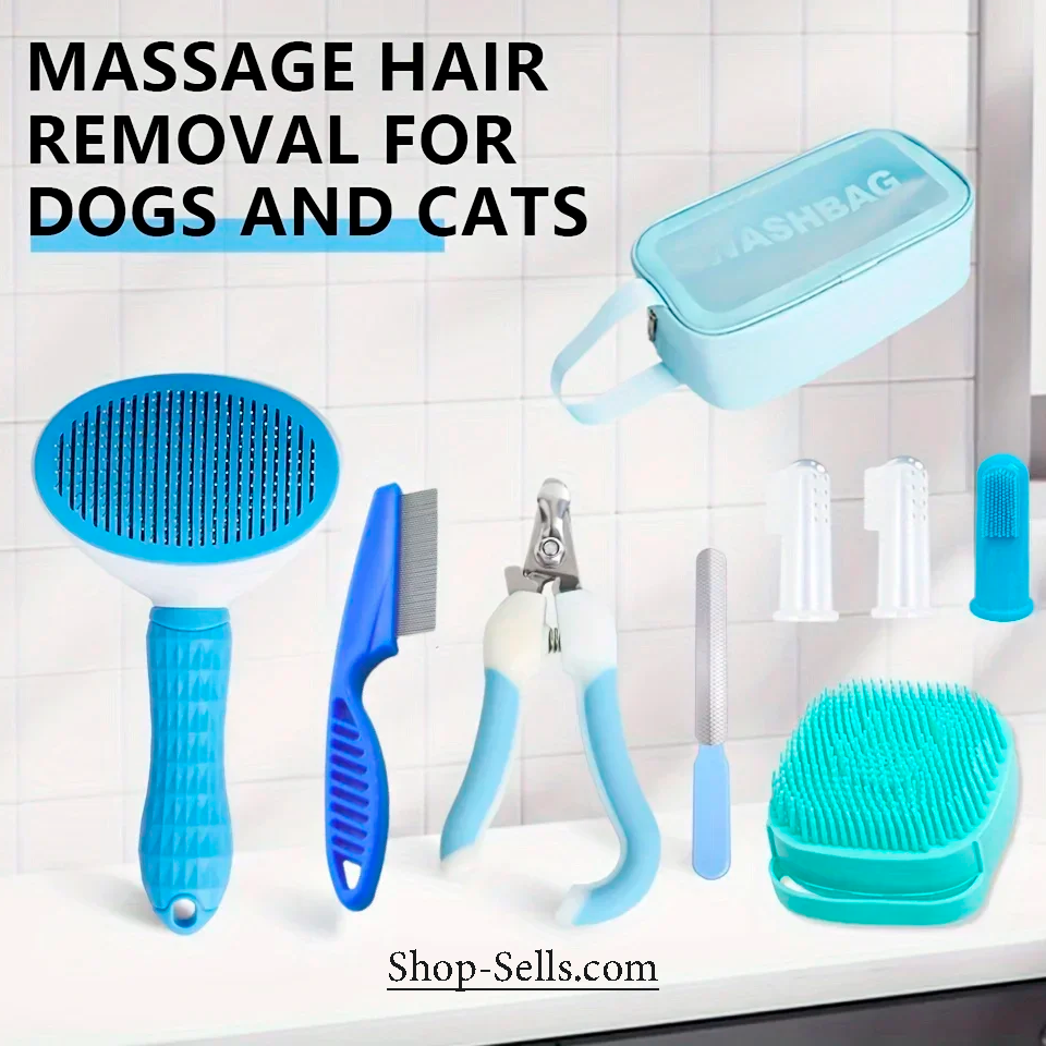 9-in-1 Grooming Kit for Dogs & Cats | Full Comfort, Less Shedding, More Cleanliness