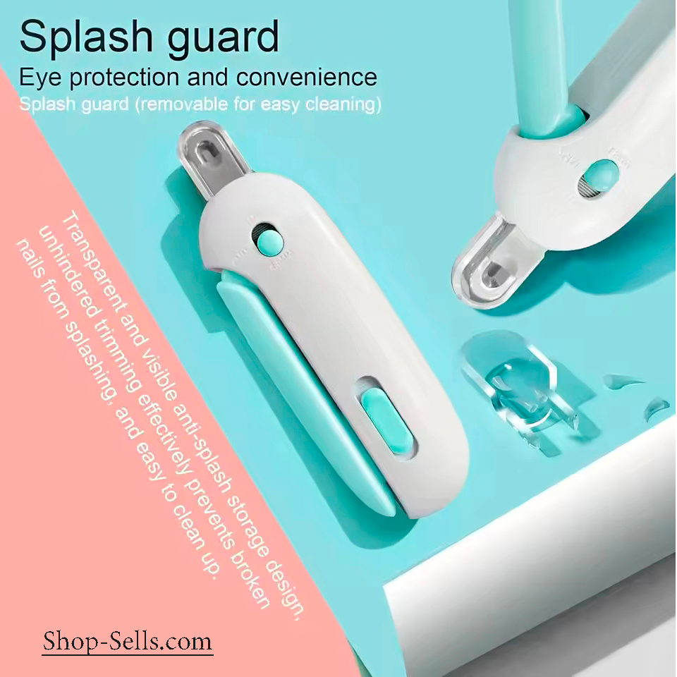 Pet Nail Clippers with Safety Guard & Nail File – For Cats, Dogs & Rabbits | Shop-Sells