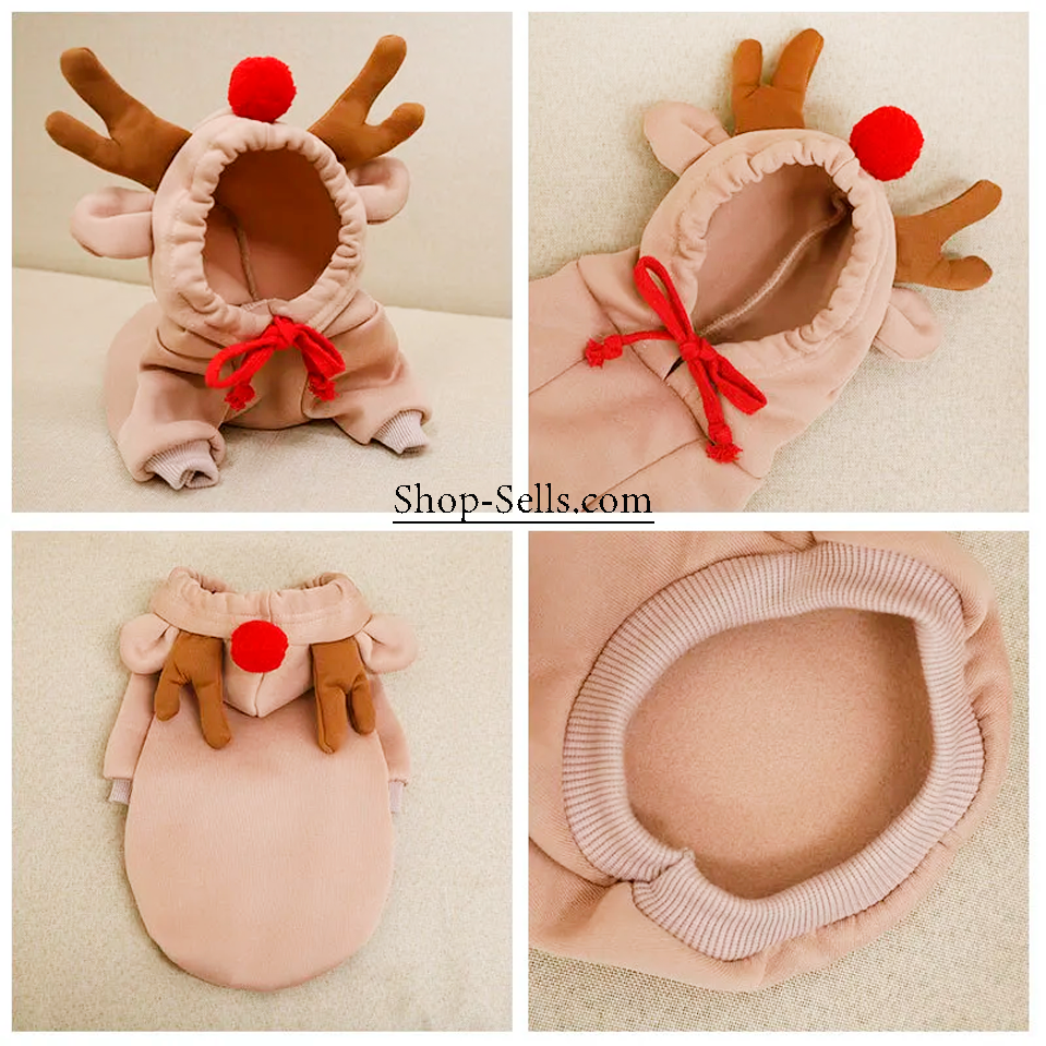 Fruit Design Dog Hoodie | Winter Warm Pet Clothes