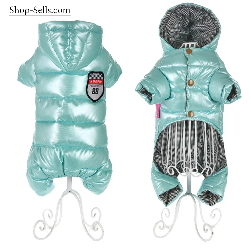 Clothes for Small Dogs — Winter Waterproof Jumpsuit