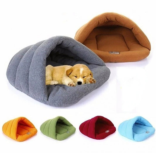 Warm & Cozy Pet Sleeping Bag – 2-in-1 Bed & Cushion for Cats and Small Dogs 🐾