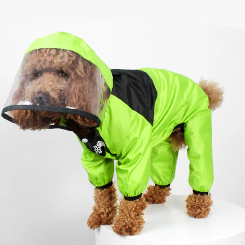 Waterproof Dog Raincoat with Hood – Comfort   in Any Weather