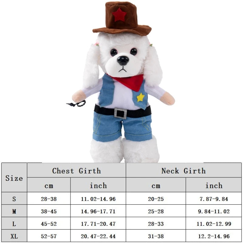 Halloween Costume for Dogs and Cats — Funny Pet Hoodie, Cosplay Outfit