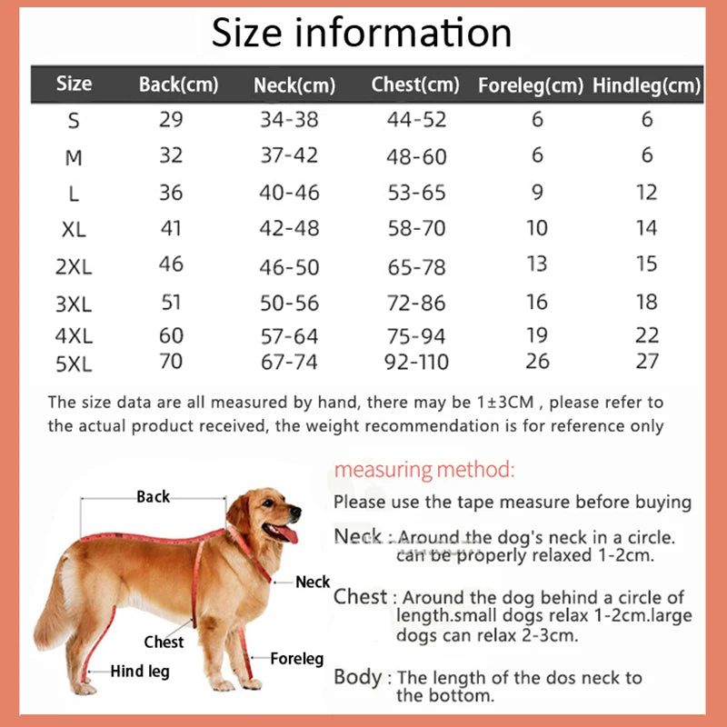 Waterproof Dog Raincoat — Lightweight Reflective Jacket for All Seasons