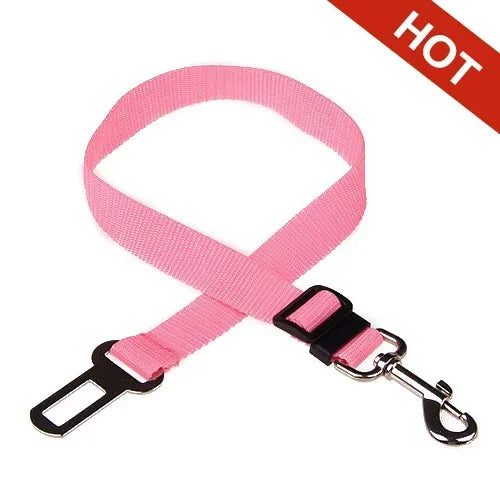 Adjustable Pet Car Seat Belt for Dogs & Cats | Durable, Safe & Colorful