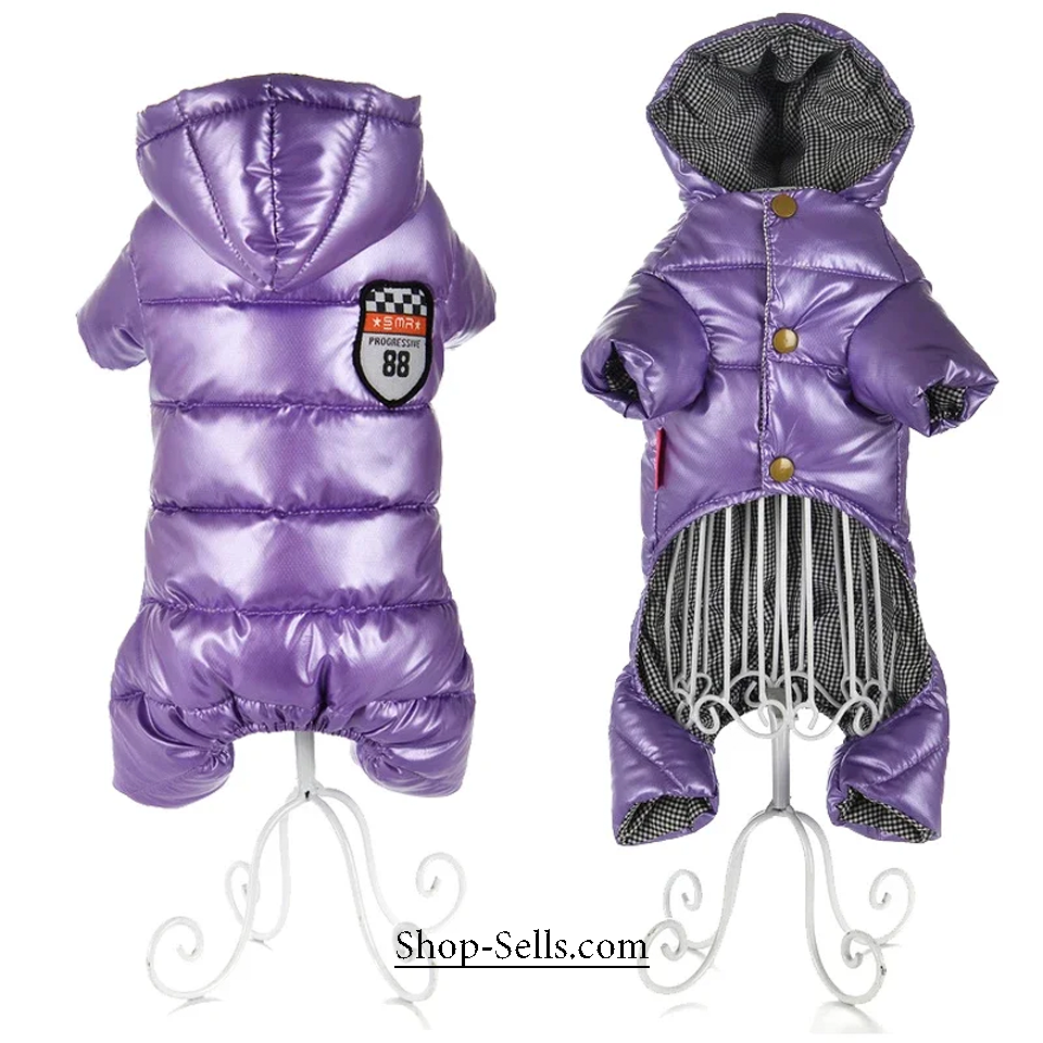 Clothes for Small Dogs — Winter Waterproof Jumpsuit