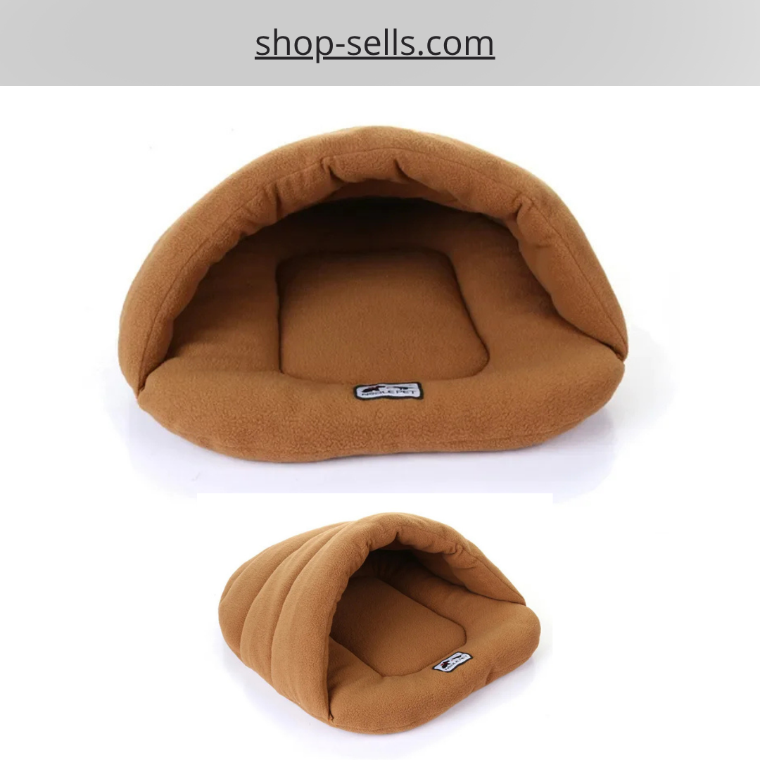 Warm & Cozy Pet Sleeping Bag – 2-in-1 Bed & Cushion for Cats and Small Dogs 🐾