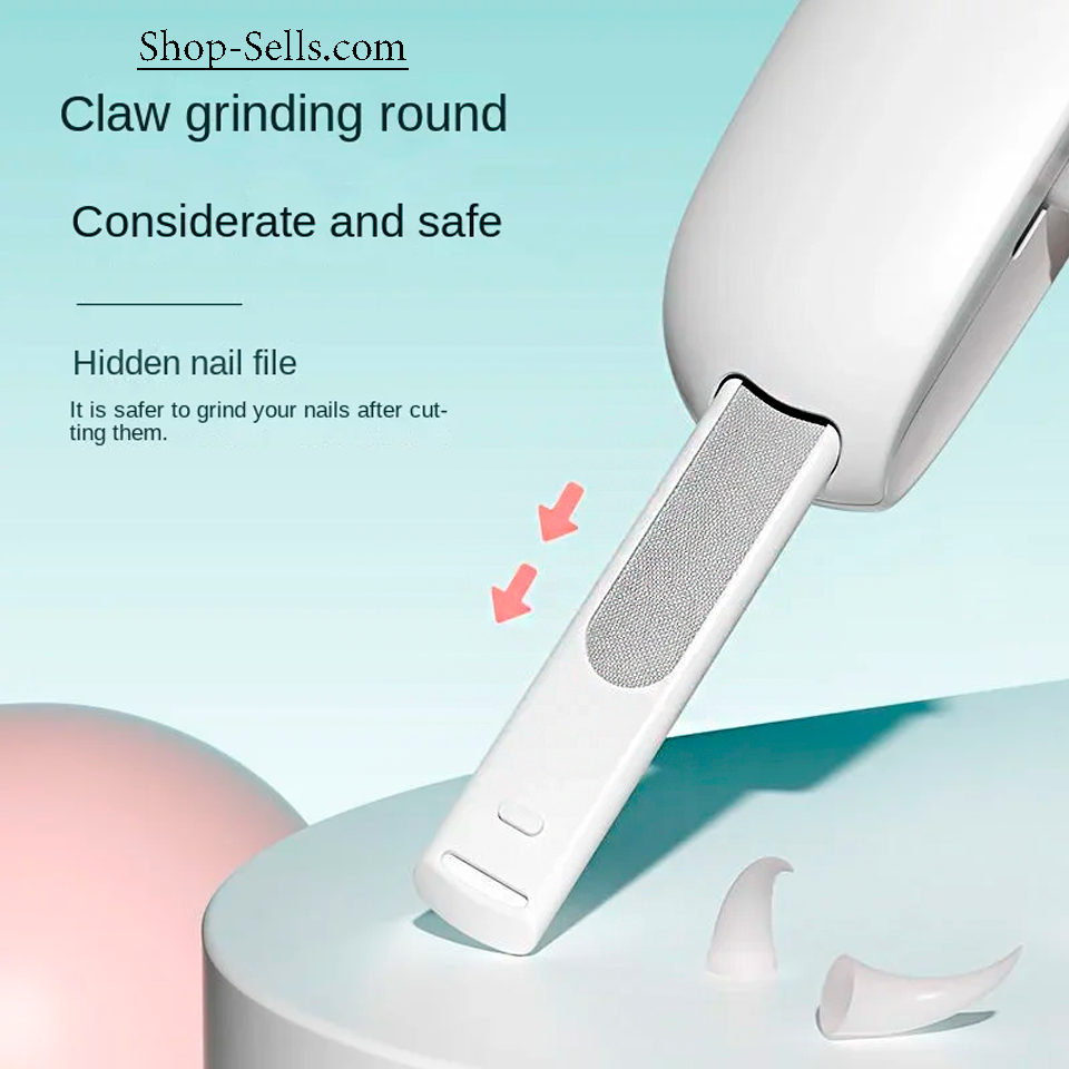 Pet Nail Clippers with Safety Guard & Nail File – For Cats, Dogs & Rabbits | Shop-Sells