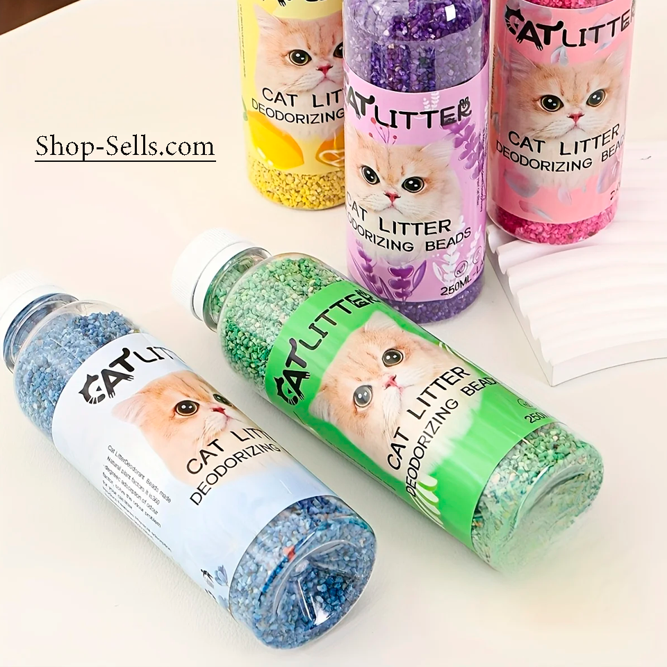 Scented Cat Litter Deodorizer Beads – Long-Lasting Freshness for Your Home