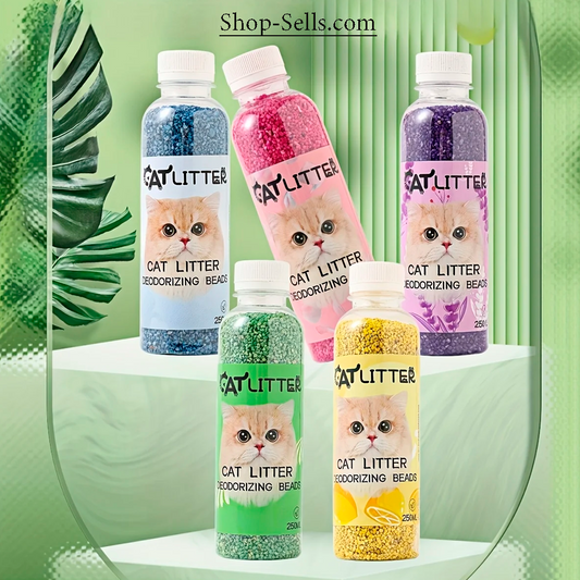 Scented Cat Litter Deodorizer Beads – Long-Lasting Freshness for Your Home