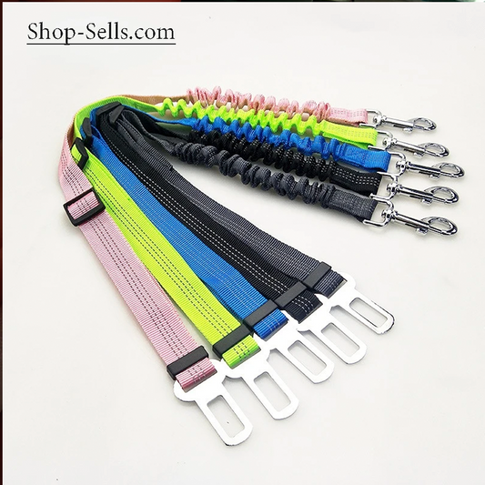 Adjustable Pet Car Seat Belt for Dogs & Cats | Durable, Safe & Colorful