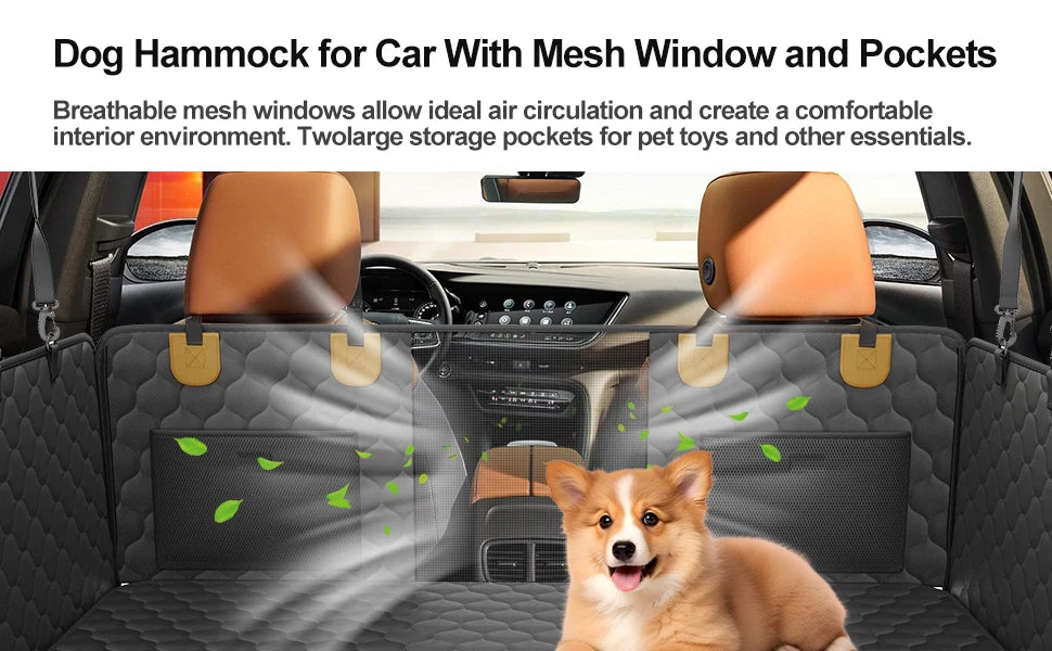 Waterproof Dog Car Seat Cover – Ultimate Protection & Comfort for Every Ride!