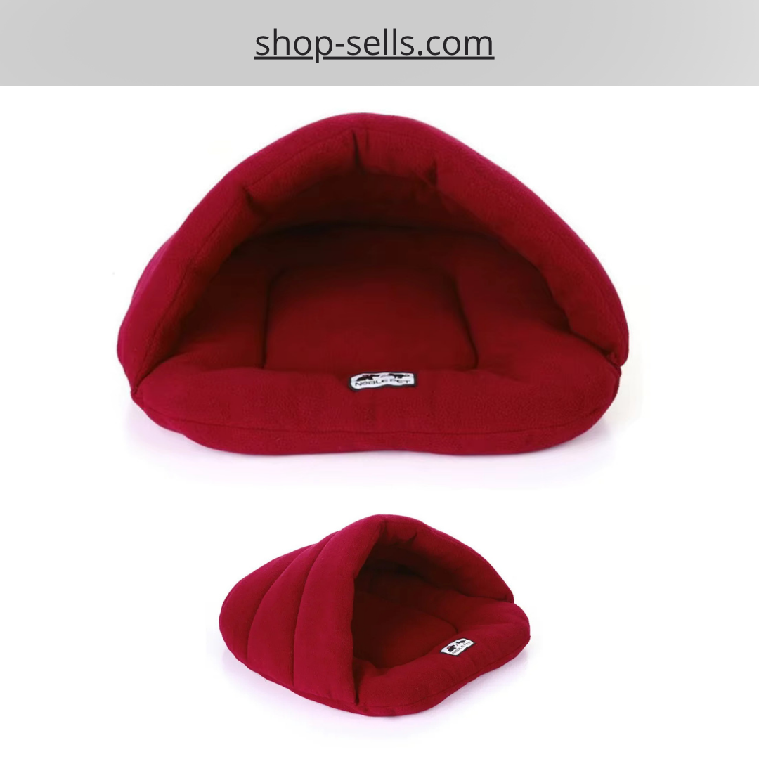 Warm & Cozy Pet Sleeping Bag – 2-in-1 Bed & Cushion for Cats and Small Dogs 🐾