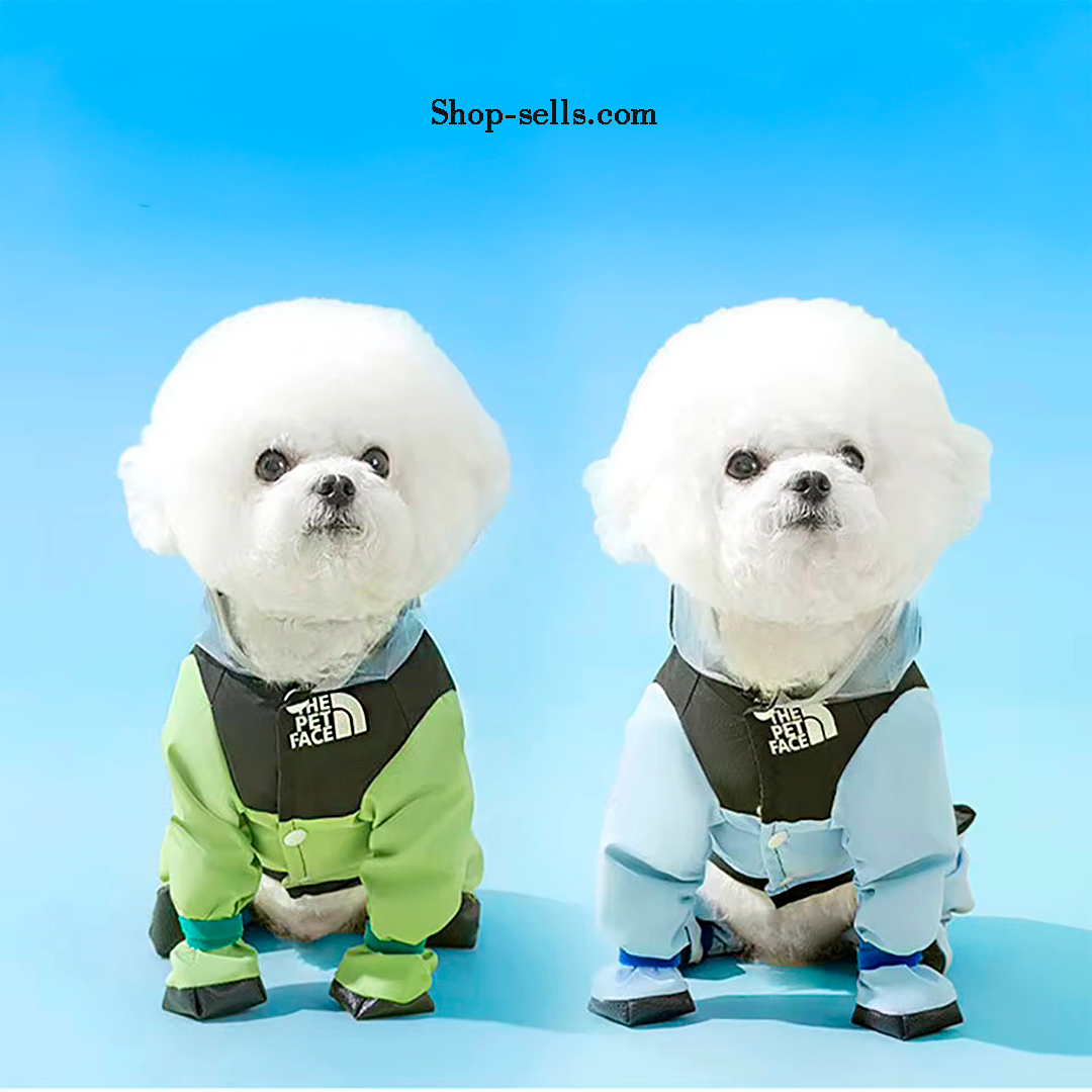 Waterproof Dog Raincoat with Hood | TPU Lining, Lotus Effect | Sizes XS–XXL