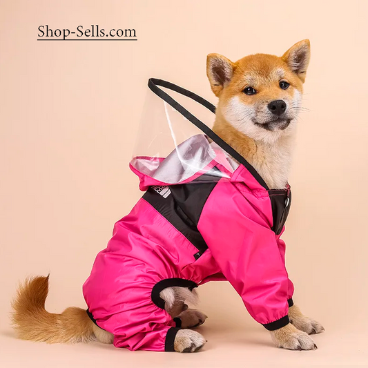 Waterproof Dog Raincoat with Hood – Comfort   in Any Weather