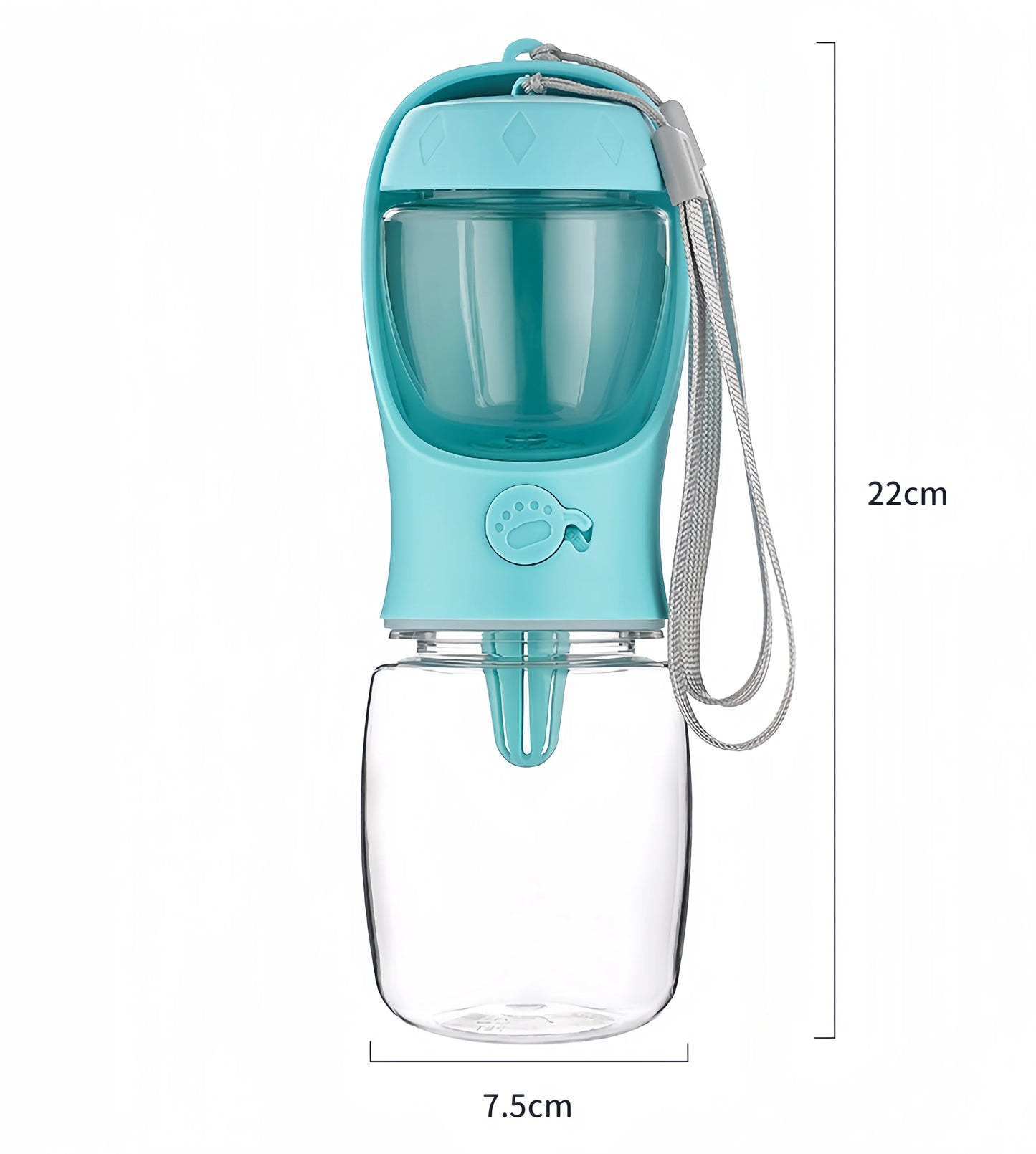 For cats, dogs, and even raccoons. Water and food bottle – BPA-free, perfect for walks and travel.
