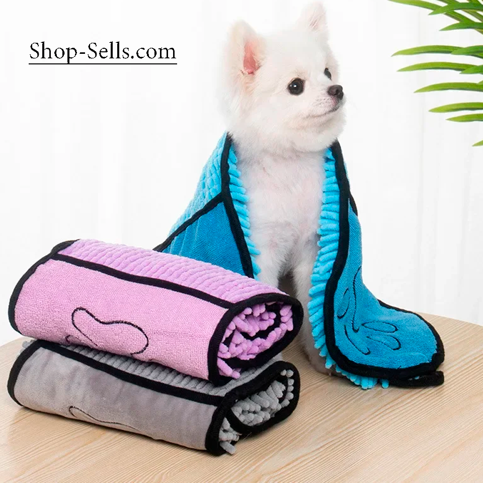 Ultra-Absorbent Pet Towel for Dogs and Cats – Fast Drying, Stress-Free Grooming
