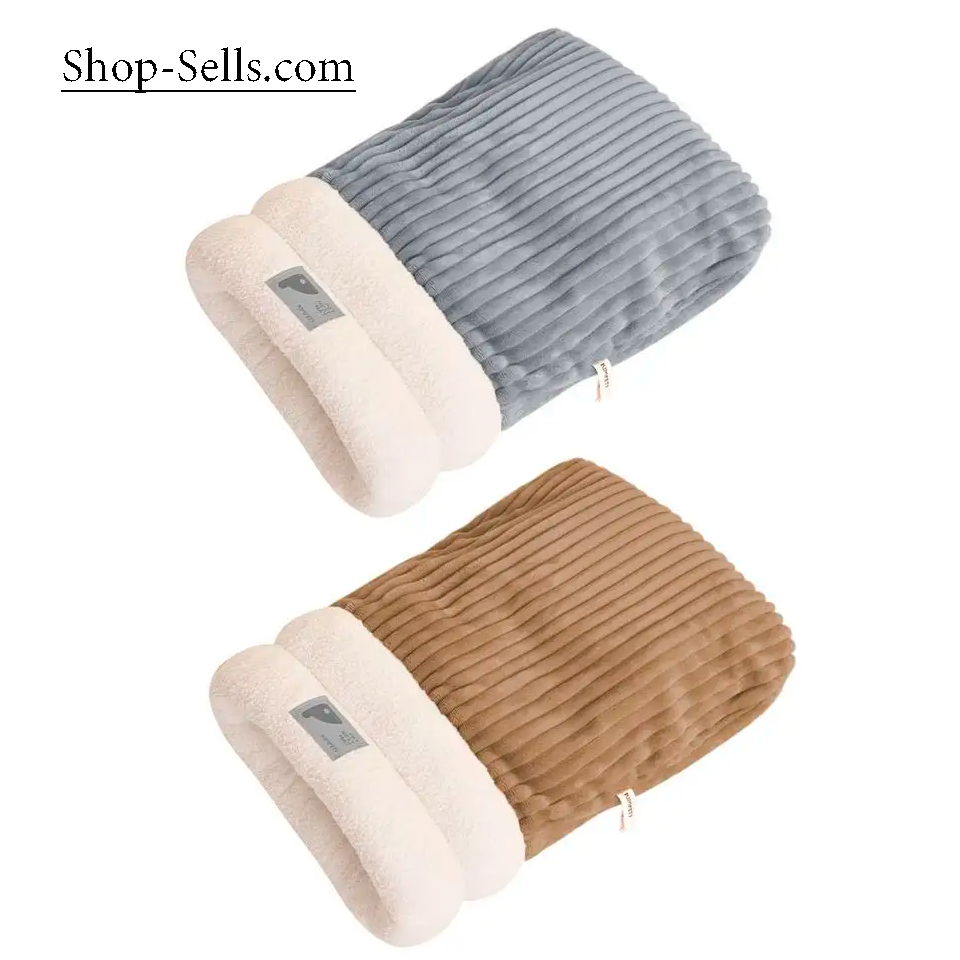 Cozy Semi-Enclosed Cat Sleeping Bag – Soft, Warm & Portable