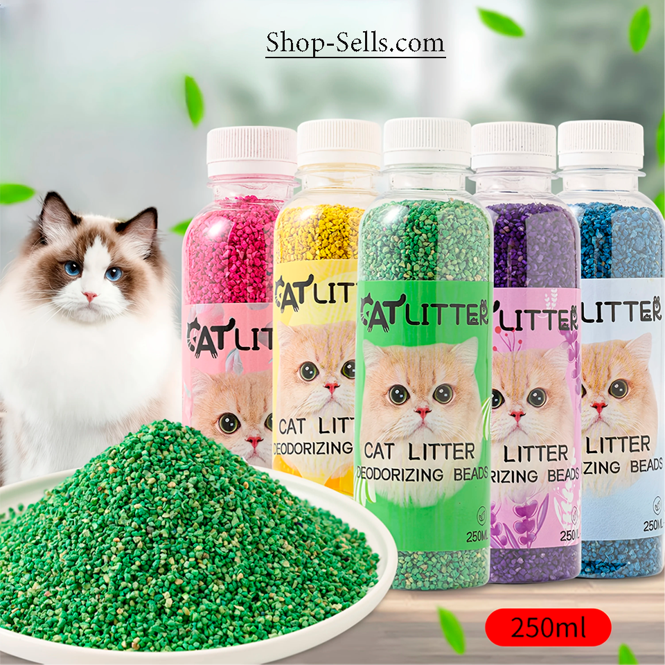 Scented Cat Litter Deodorizer Beads – Long-Lasting Freshness for Your Home