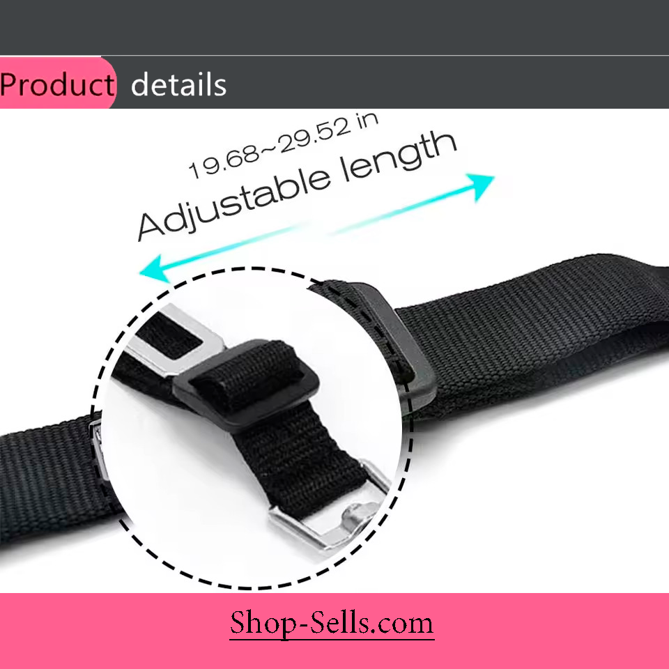 Adjustable Pet Car Seat Belt for Dogs & Cats | Durable, Safe & Colorful