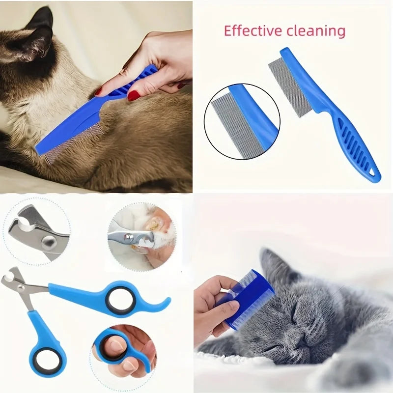 8-in-1 Pet Grooming Kit – All-in-One Care for Dogs, Cats & Small Animals