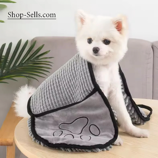 Ultra-Absorbent Pet Towel for Dogs and Cats – Fast Drying, Stress-Free Grooming