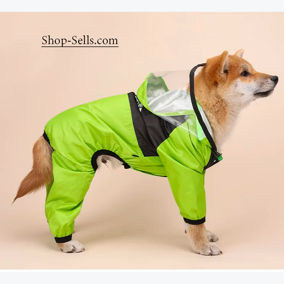 Waterproof Dog Raincoat with Hood – Comfort   in Any Weather