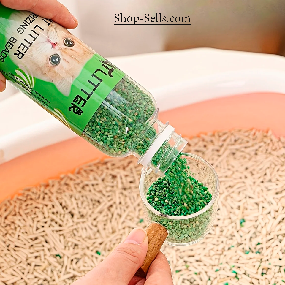 Scented Cat Litter Deodorizer Beads – Long-Lasting Freshness for Your Home