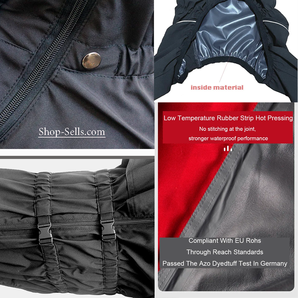 Waterproof Dog Raincoat — Lightweight Reflective Jacket for All Seasons