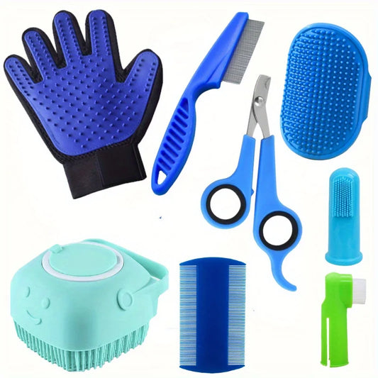 8-in-1 Pet Grooming Kit – All-in-One Care for Dogs, Cats & Small Animals