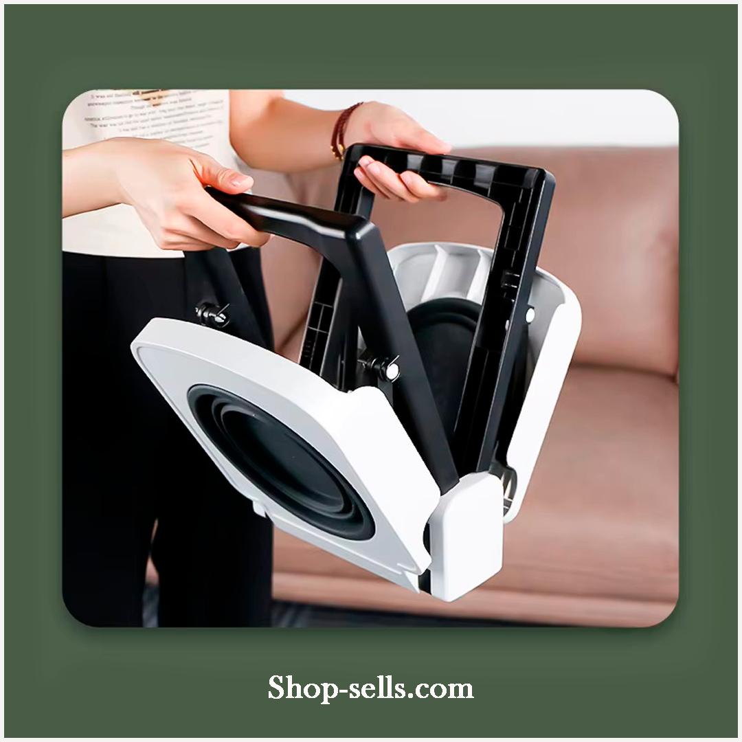 Portable Foldable Elevated Dog Bowls Stand with Dual Dishes — Compact Travel Pet Feeding Table