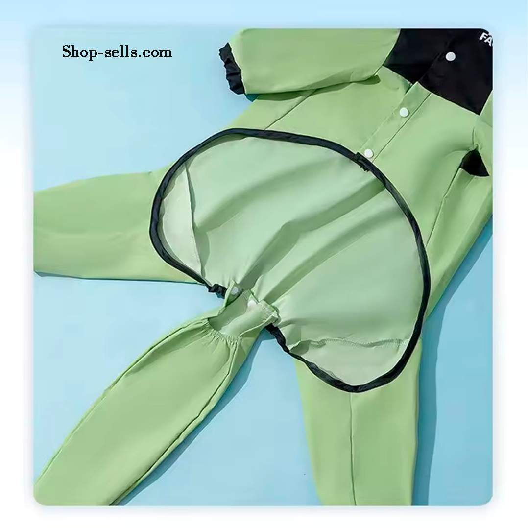 Waterproof Dog Raincoat with Hood | TPU Lining, Lotus Effect | Sizes XS–XXL